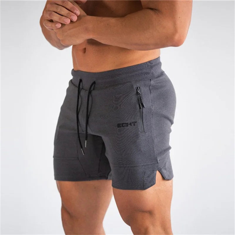 ActiveGear | Men's Athletic Shorts with Breathable Mesh & Zip Pockets | Lightweight Design for Comfort