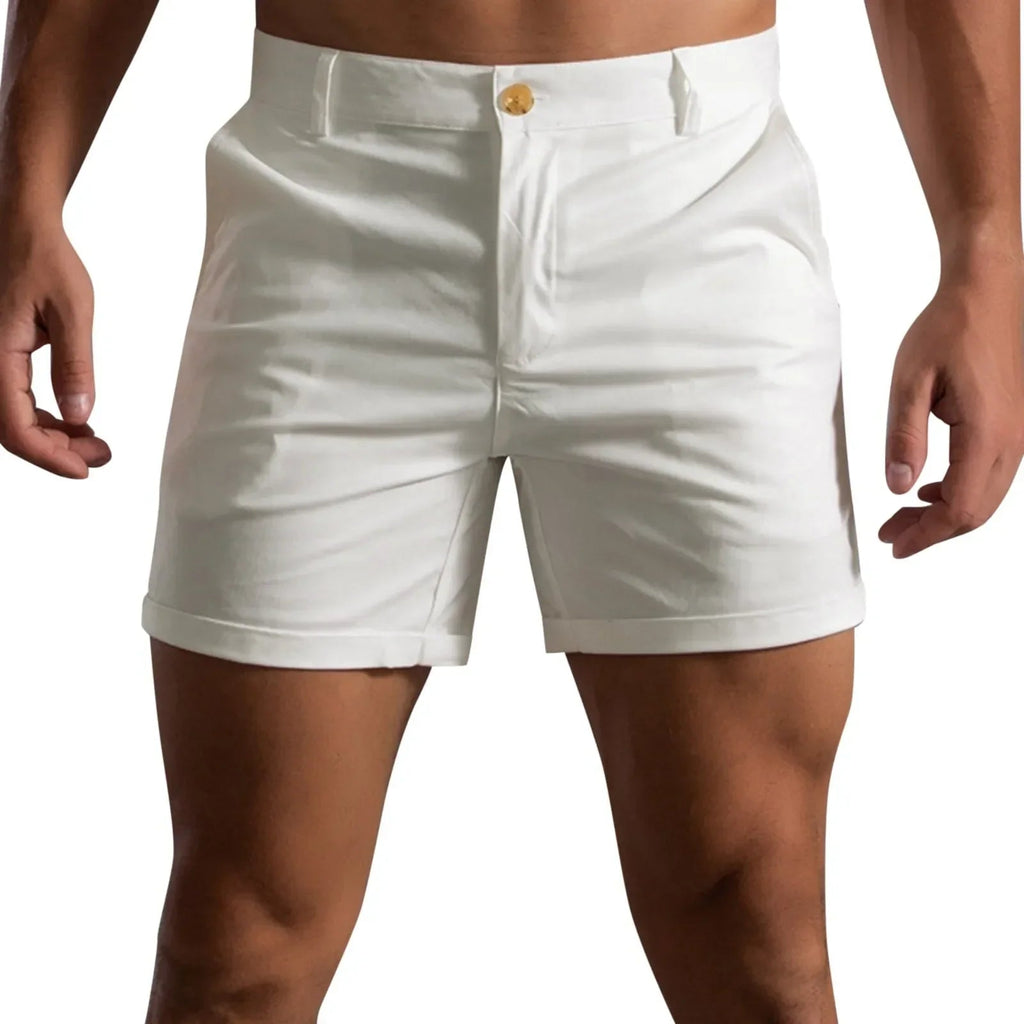 ActiveWear | Men's Chino Shorts with Stretch Fabric | Slim Fit Design for Comfortable Everyday Wear