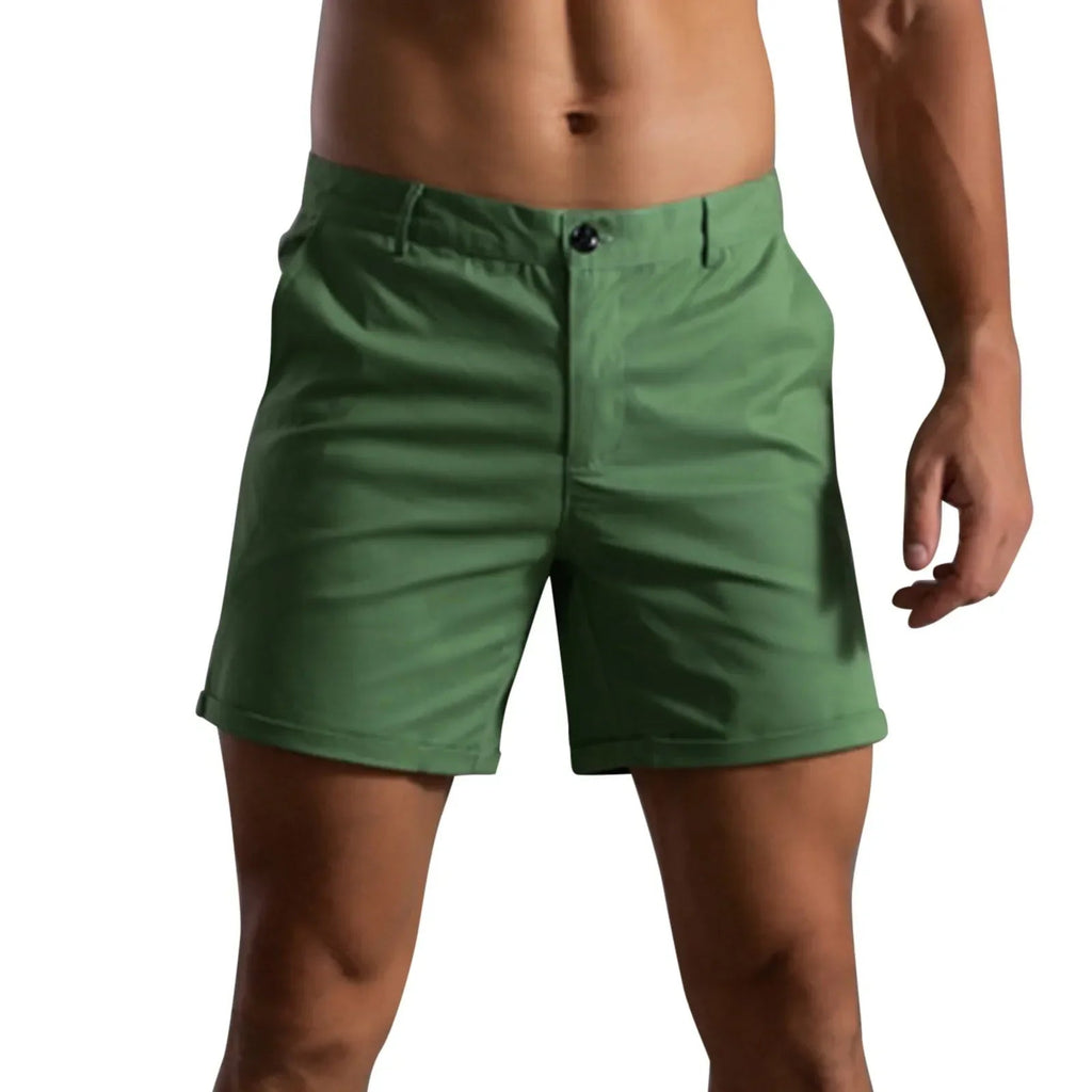 ActiveWear | Men's Chino Shorts with Stretch Fabric | Slim Fit Design for Comfortable Everyday Wear