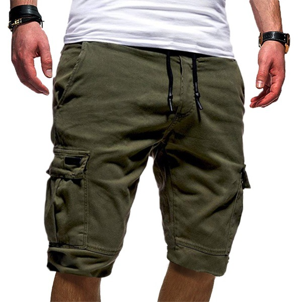 Active Essentials | Men's Cargo Shorts with Relaxed Fit & Multi-Pocket Design | Comfortable Mid-Thigh Length for Outdoor Adventures