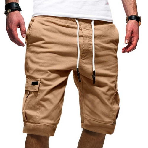 Active Essentials | Men's Cargo Shorts with Relaxed Fit & Multi-Pocket Design | Comfortable Mid-Thigh Length for Outdoor Adventures