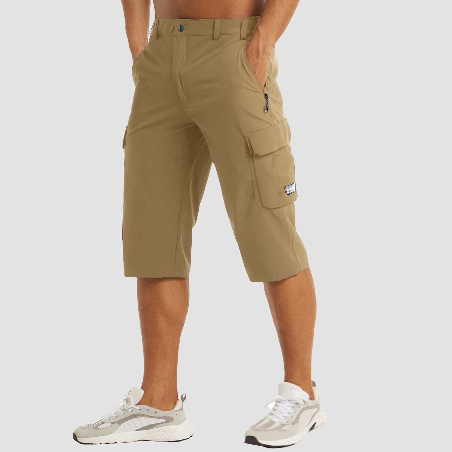 Active Wear | Men's Cargo Shorts with Quick-Dry Fabric | Multi-Pocket Design for Outdoor Comfort