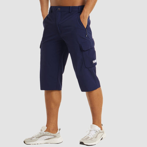 Active Wear | Men's Cargo Shorts with Quick-Dry Fabric | Multi-Pocket Design for Outdoor Comfort