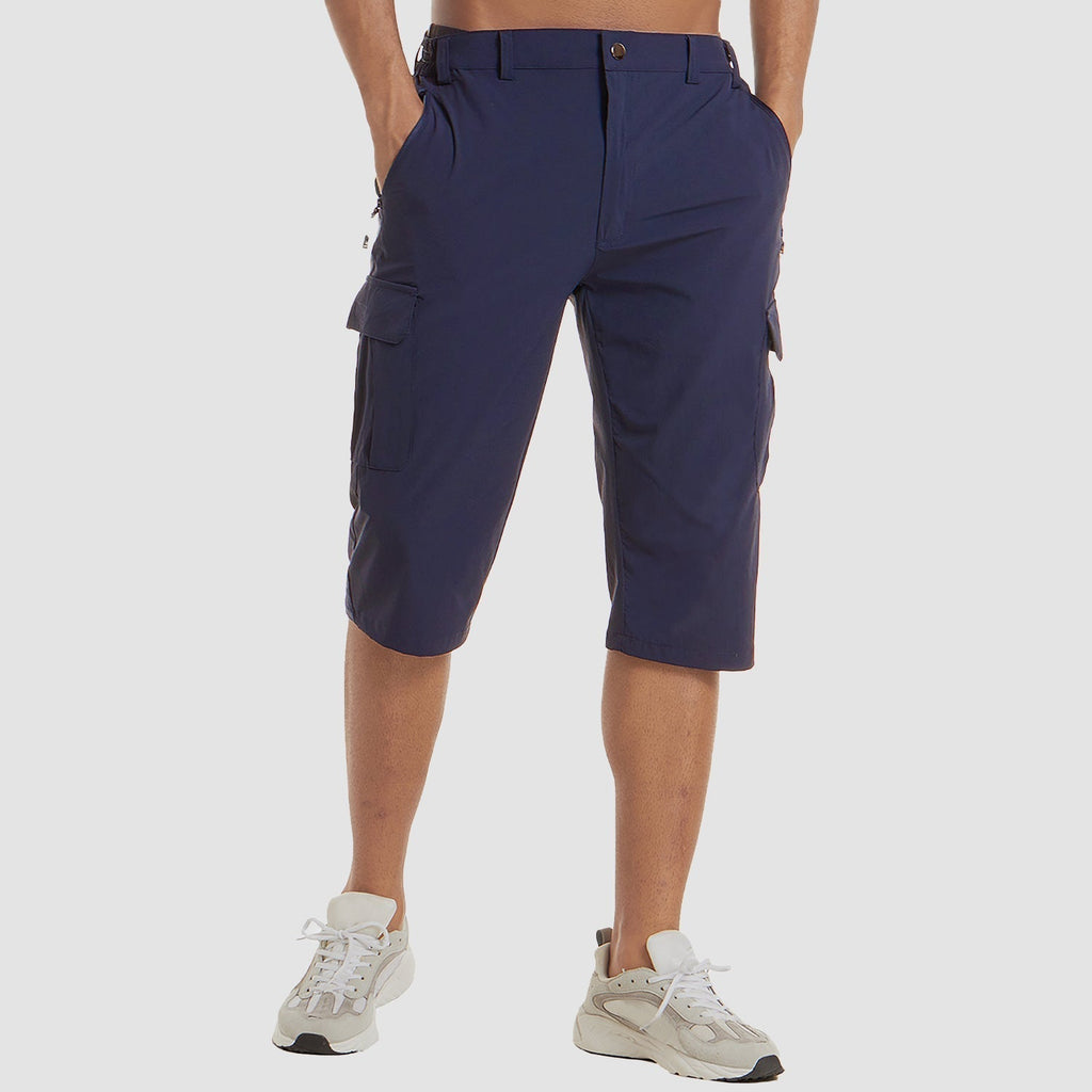 Active Wear | Men's Cargo Shorts with Quick-Dry Fabric | Multi-Pocket Design for Outdoor Comfort