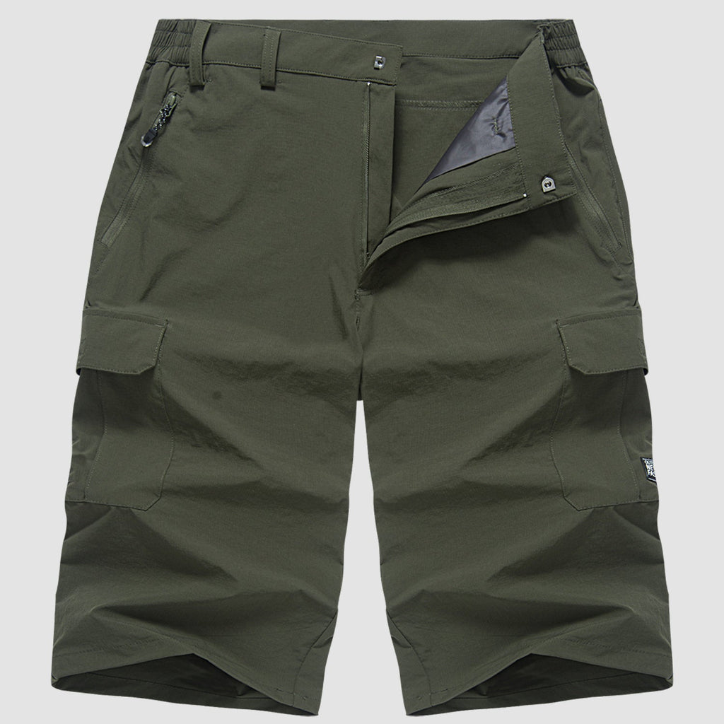 Active Wear | Men's Cargo Shorts with Quick-Dry Fabric | Multi-Pocket Design for Outdoor Comfort