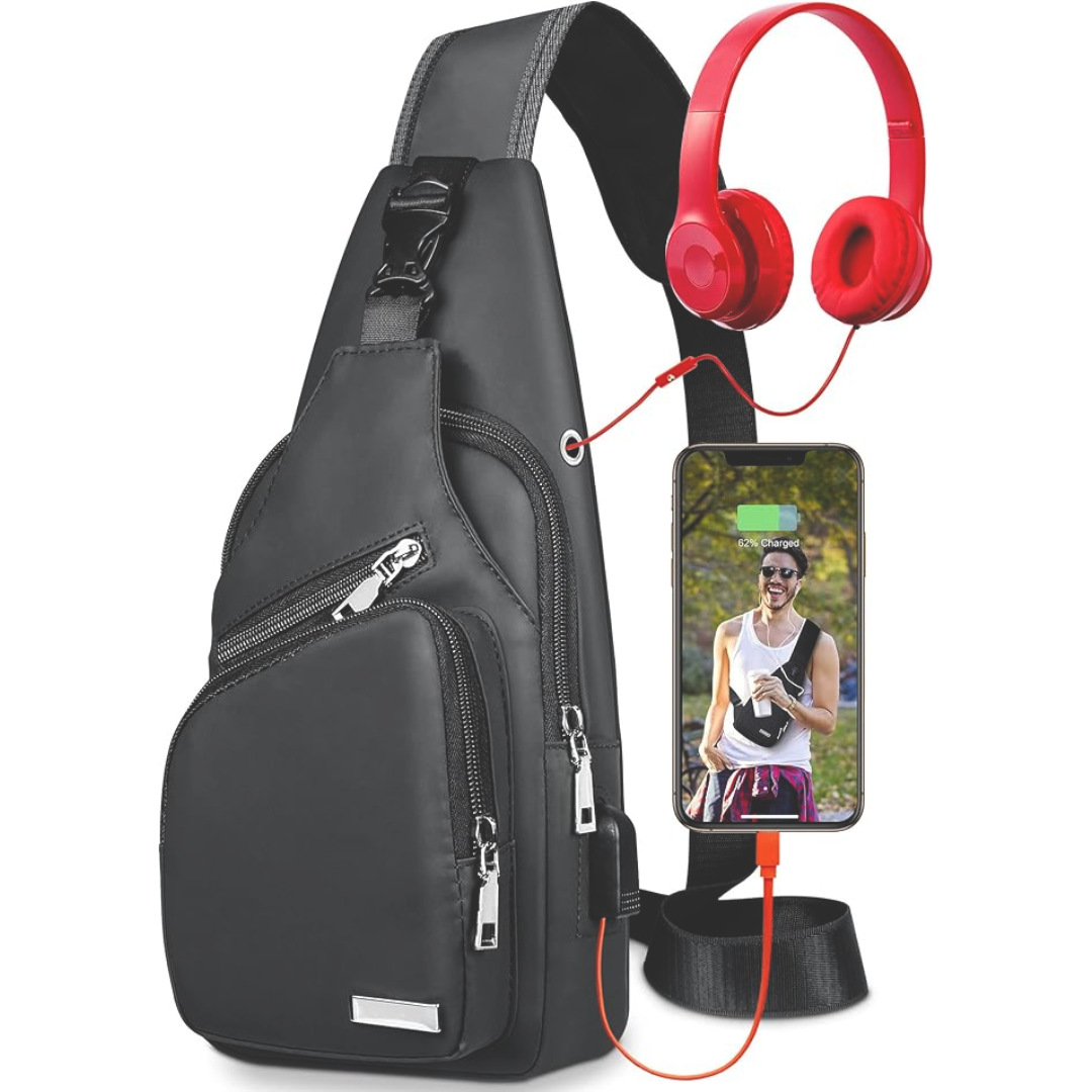 AdventureGear | Waterproof Sling Bag - Lightweight, Adjustable Design