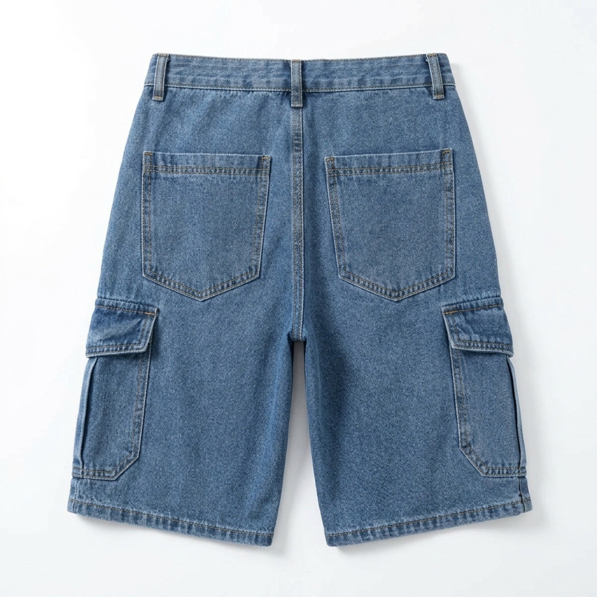 Casual Cargo Denim Shorts | Men's Cargo Shorts with Multi-Pocket Design | Relaxed Fit for Everyday Comfort
