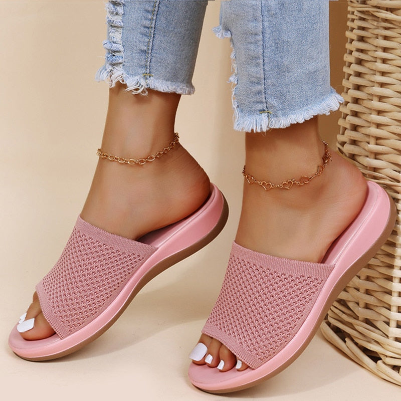 ComfortStep | Women's Sliders with Adjustable Straps | Breathable Summer Footwear for All-Day Comfort