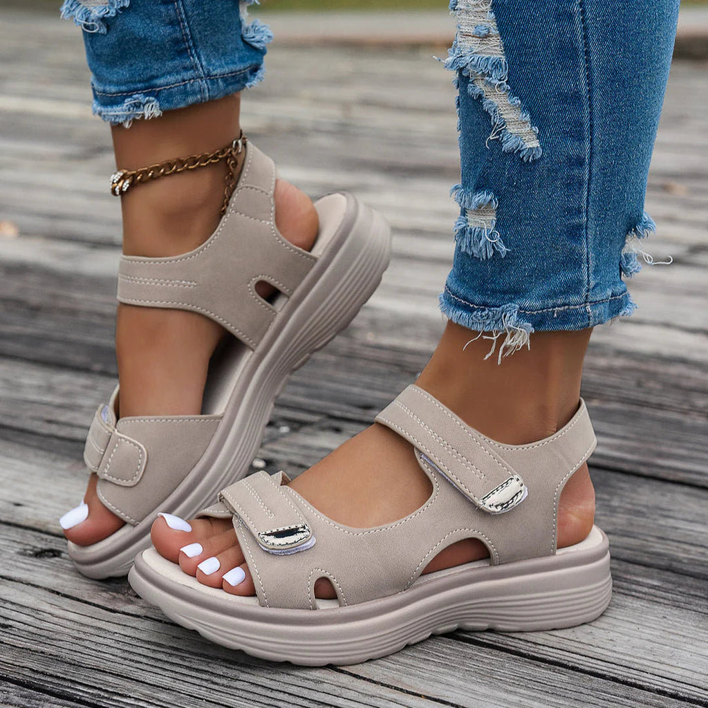 Comfort Steps | Women's Sandals with Adjustable Straps | Orthopedic Support for All-Day Comfort