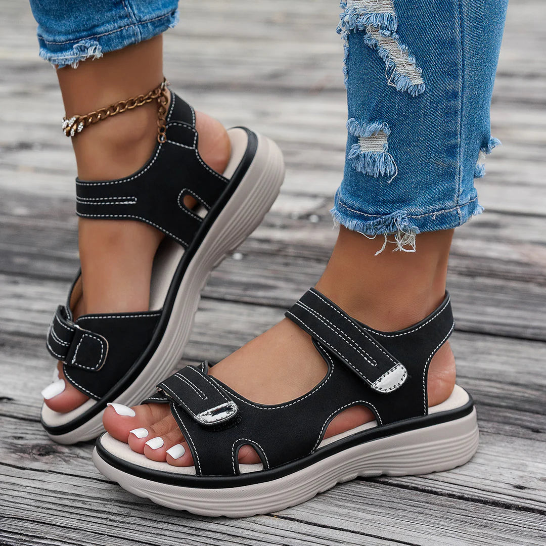 Comfort Steps | Women's Sandals with Adjustable Straps | Orthopedic Support for All-Day Comfort