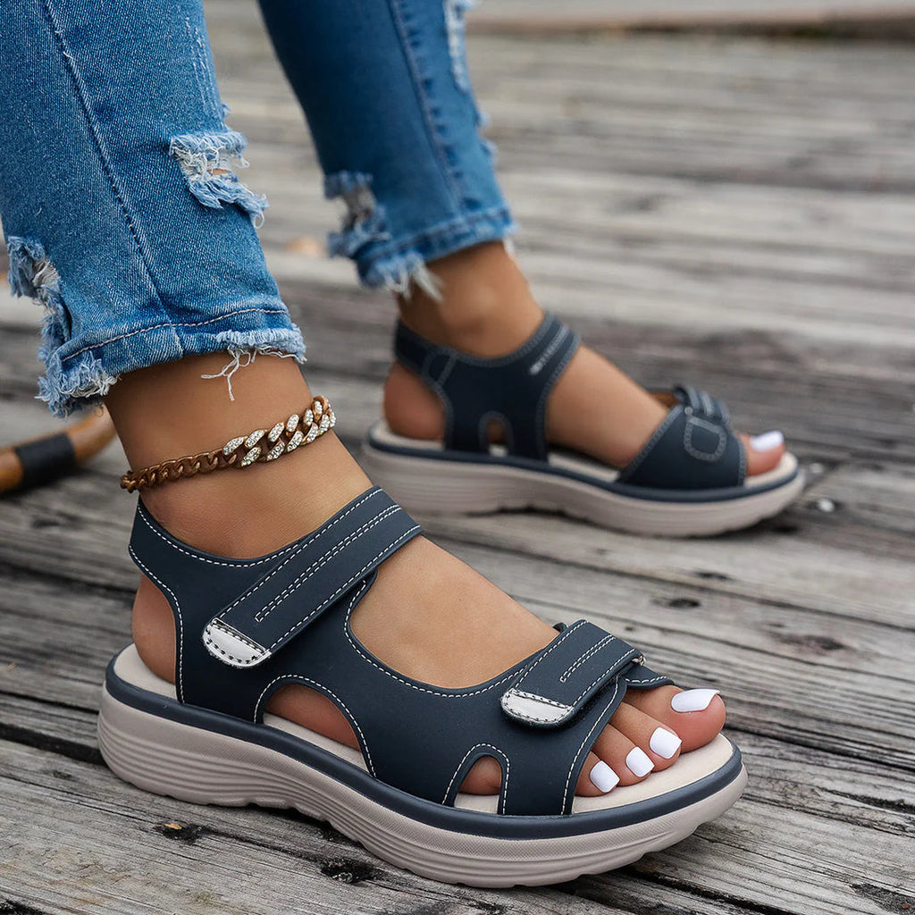 Comfort Steps | Women's Sandals with Adjustable Straps | Orthopedic Support for All-Day Comfort