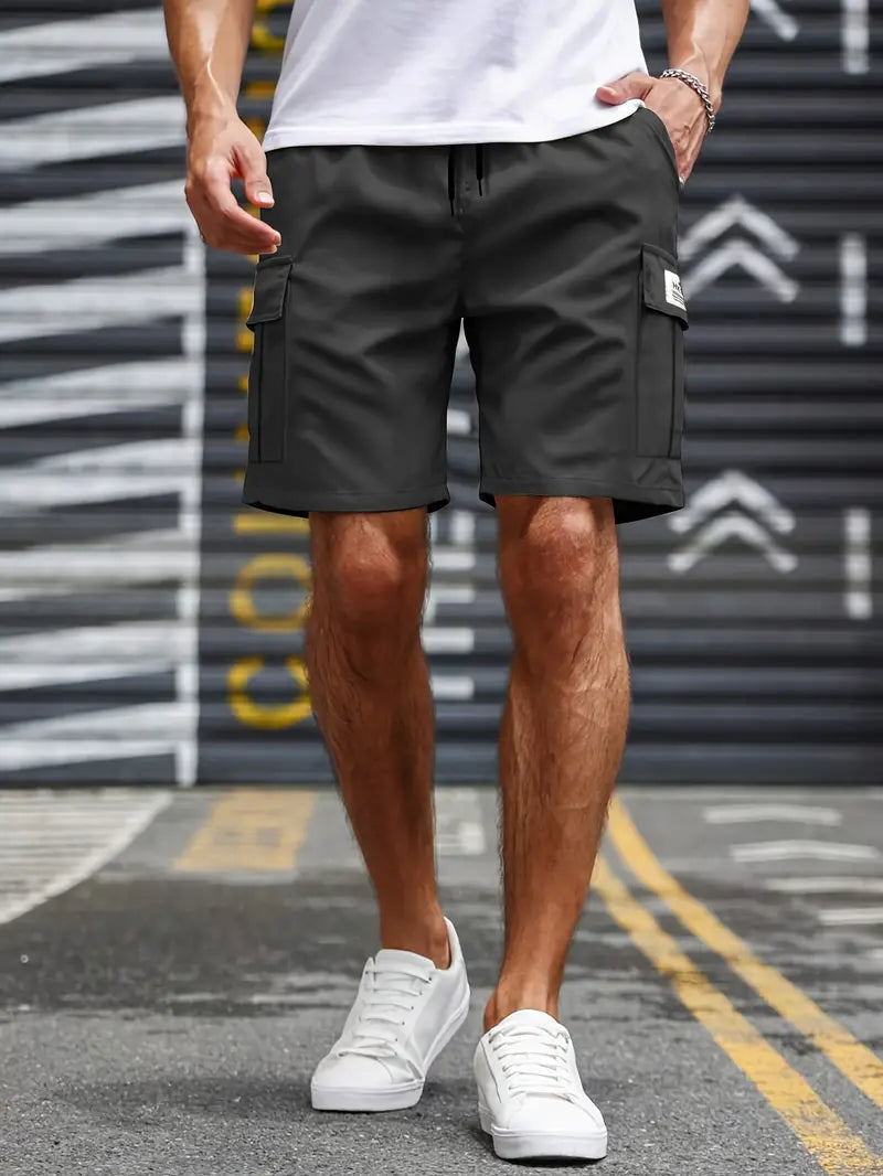 Everyday Essentials | Men's Cargo Shorts with Multi-Pockets | Relaxed Fit for Ultimate Comfort