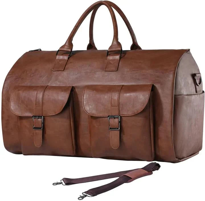 JetLux | Leather Suitcase with Spacious Interior – Durable Design for Travel