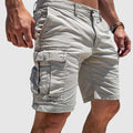 Men's Cargo Shorts | Structured Fit with Multi-Pocket Design | Comfortable Knee-Length Style for Everyday Wear