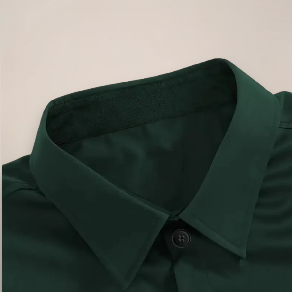 Men's Long-Sleeve Shirt – Classic Notched Collar Regular Fit Design