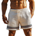 Men's Shorts | Lightweight Knit Wool Blend with Adjustable Waistband | Breathable Summer Comfort for Beach Days