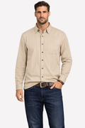 Rupert | Men's Dress Shirt – Striped Long Sleeve Cotton Design