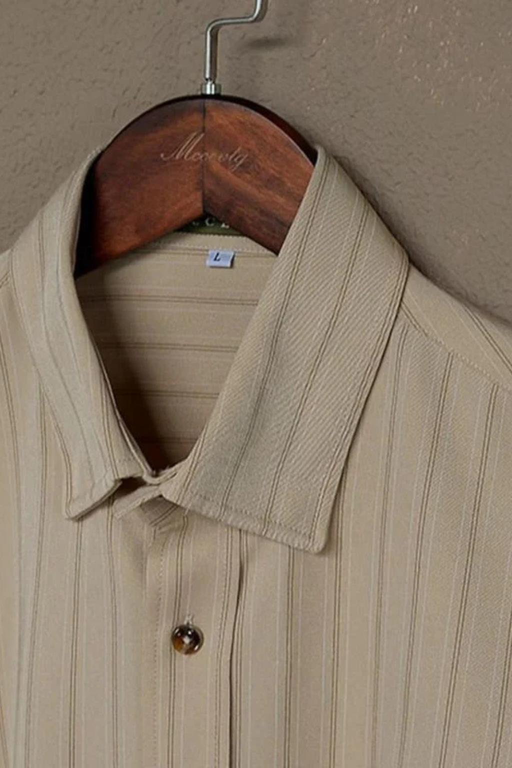 Rupert | Men's Dress Shirt – Striped Long Sleeve Cotton Design