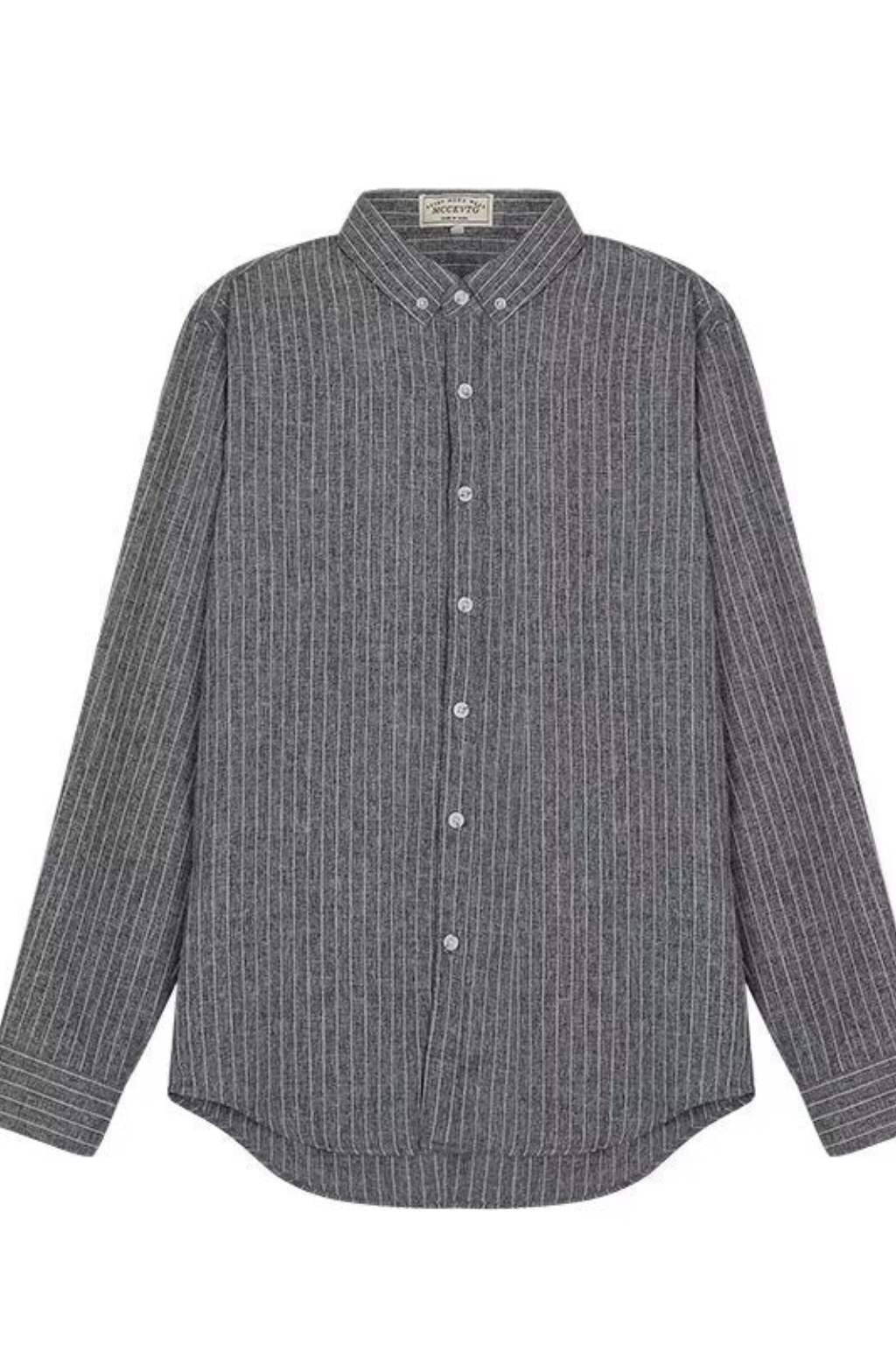 Rupert | Men's Dress Shirt – Striped Long Sleeve Cotton Design