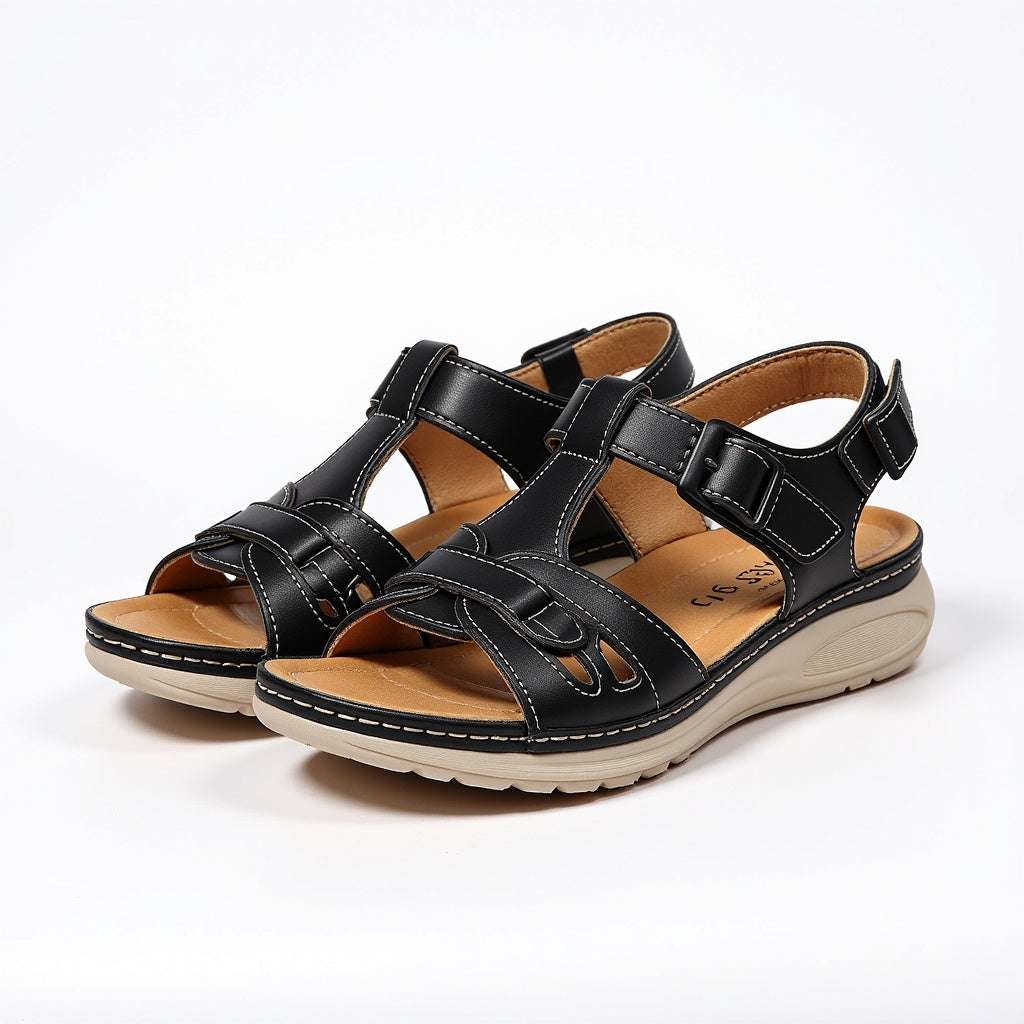 Stride Comfort | Women's Sandals with Arch Support & Contoured Fit | Stylish Design for All-Day Comfort