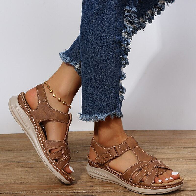 Stride Comfort | Women's Sandals with Arch Support & Contoured Fit | Stylish Design for All-Day Comfort