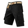 Versatile Men's Cargo Shorts with Multi-Pocket Design | 100% Cotton for Comfortable Outdoor Wear