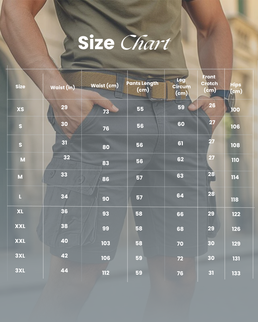 Versatile Men's Cargo Shorts with Multi-Pocket Design | 100% Cotton for Comfortable Outdoor Wear